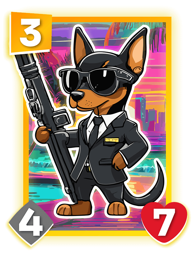 Hitman Dog Battlepet Card